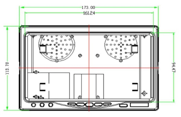 схема CO-TFT702A